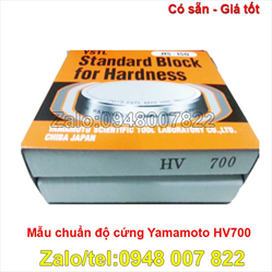 Mẫu chuẩn độ cứng Yamamoto HV700